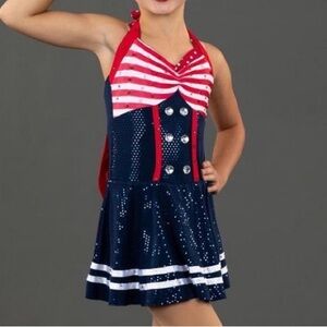 Navy. Sailer. Nautical.  Jazz. Musical Theater Dance Costume